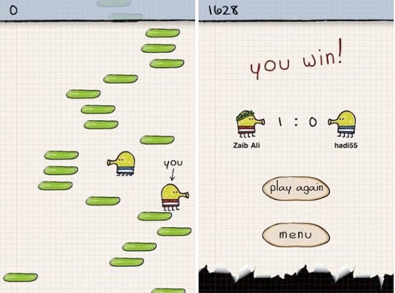 Example application: Doodle Jump